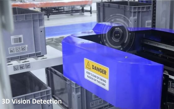 3.5m Shelves Automated Warehousing System CTU Robot Load / Unload Speed 25 - 30 Cartons/Hour