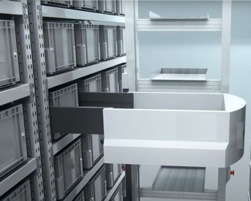 3.5m Shelves Automated Warehousing System CTU Robot Load / Unload Speed 25 - 30 Cartons/Hour