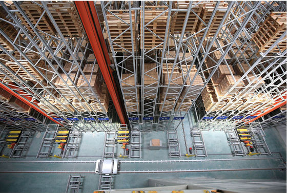ASRS Heavy Duty Pallet Stacker Automatic Racking System For 16m Warehouse