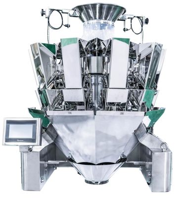 10 Head Weigher Pillow Bag Vertical Food Packaging Machines For Dry Foods Candy