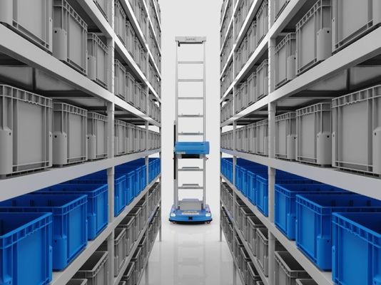 10m Shelves Extra Big Cartons Storage Automated Warehousing System CTU Robot