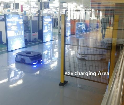 Latent Max Load 1000kg AGV Robot For Warehouse System QR Code Visual Navigation