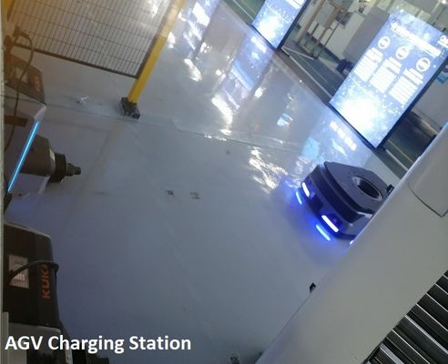 Latent Max Load 1000kg AGV Robot For Warehouse System QR Code Visual Navigation