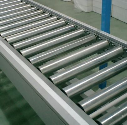 2000mm Length Stainless Steel 304 Roller Conveyor For Whole Packaging Line Connections