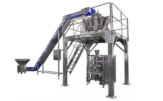 14 Head Weigher 1.6L Hopper Pillow Bag Vertical Packaging Machine For Sliced Vegetable