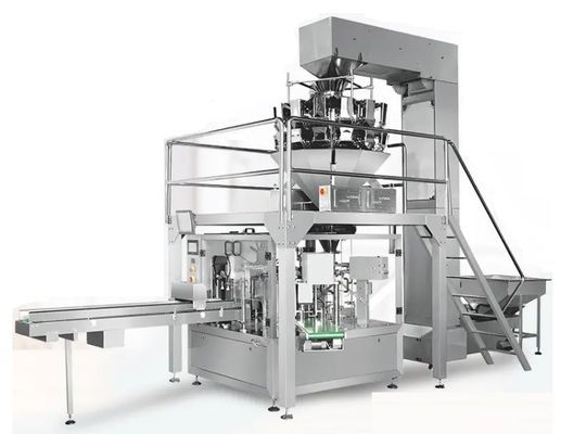 High Speed Automatic Bagging Machine For Pre-Made Flat Bags Frozen Foods Nugget