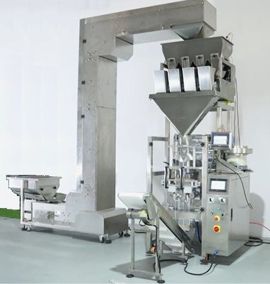 Automatic Vertical Packaging Machine With Degas Valve For Coffee Bean In Quadro Bags