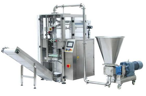 SS304 Paste Food Filling Material Bag Packaging Machine For Sesame Sauce Honey Ketchup