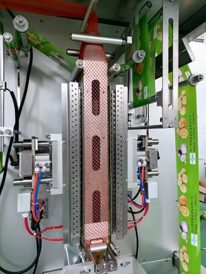 220V Fruit And Vegetable Packaging Machine Mesh And Composited Film Laminated