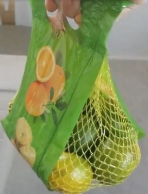 220V Fruit And Vegetable Packaging Machine Mesh And Composited Film Laminated