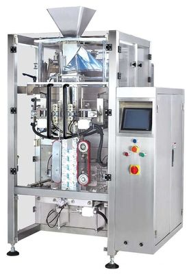 Biscuit And Snacks Quad Seal Bag Packaging Machine 10 - 50 Packs/Minute