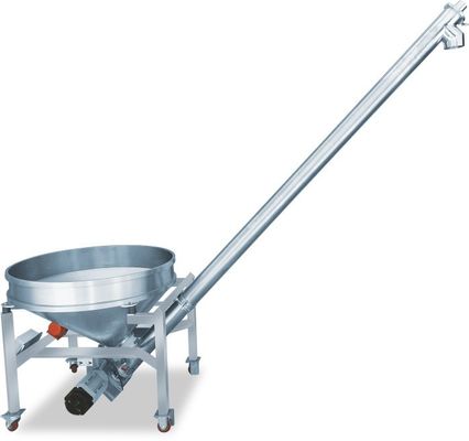 Dust Free Powder Screw Feeding Conveyor Lifting Height 1600mm 2 - 3CBM/H Feeding Capacity