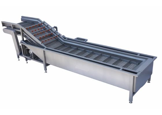 Automatic Bubble Cleaning Machine For Potato Carrot Taro Cassava After Peeling Or Polishing